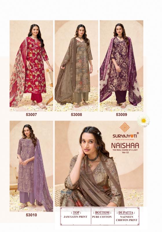 Suryajyoti naisha vol 5 wholesale dress material shops in tirupur